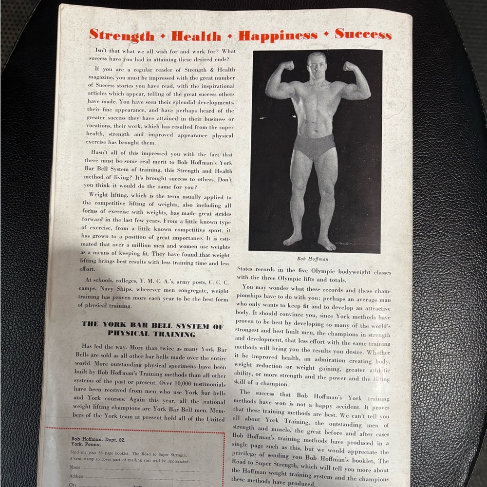 Vintage Strength and Health Magazine September 1939 - Picture 2 of 2